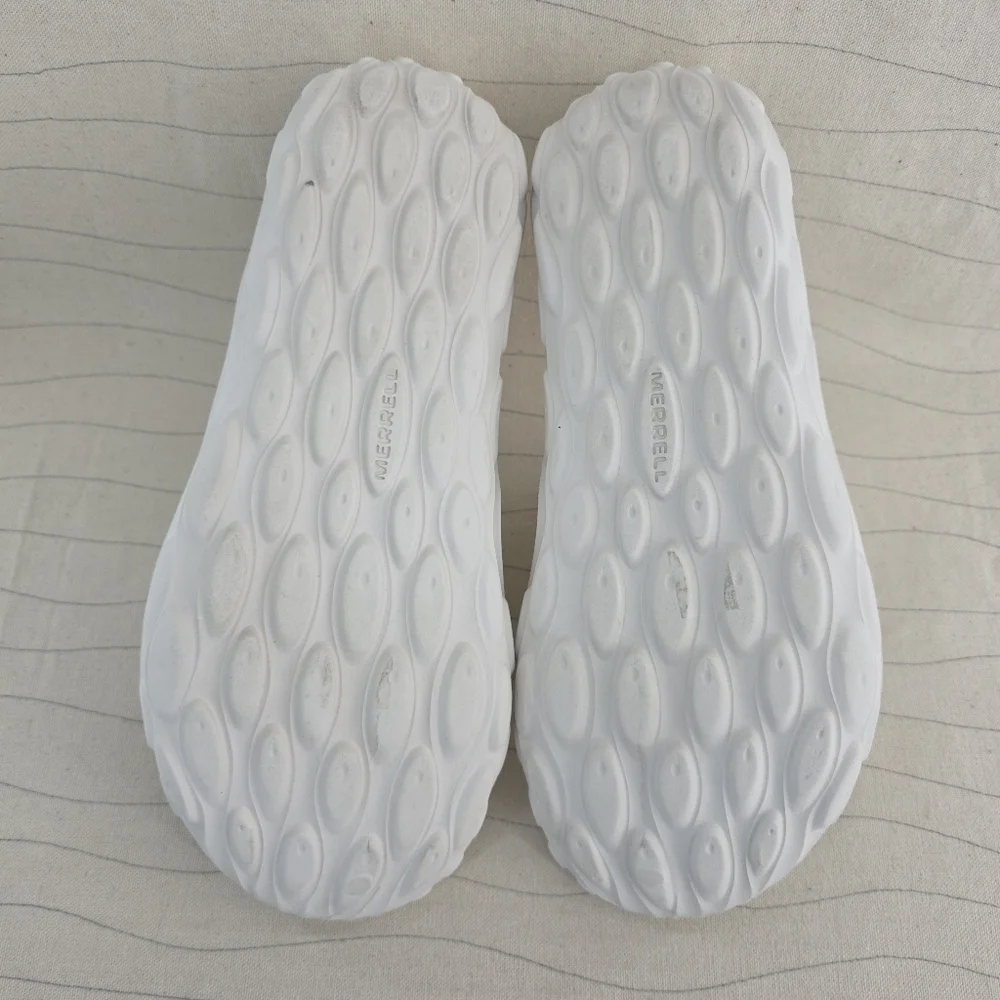 Merrell Unisex Hydro Slide Slip On White Lightweight Slide Sandals Sz 8.5 M/10 W